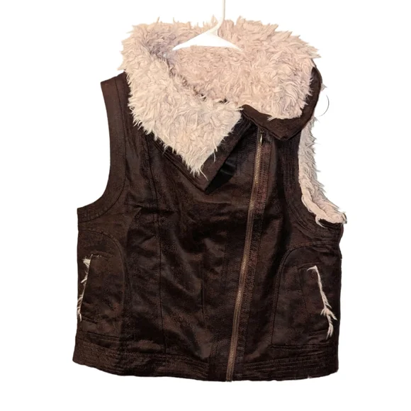 NWT Lucca Couture Zip Up Vest Medium - Picture 1 of 6